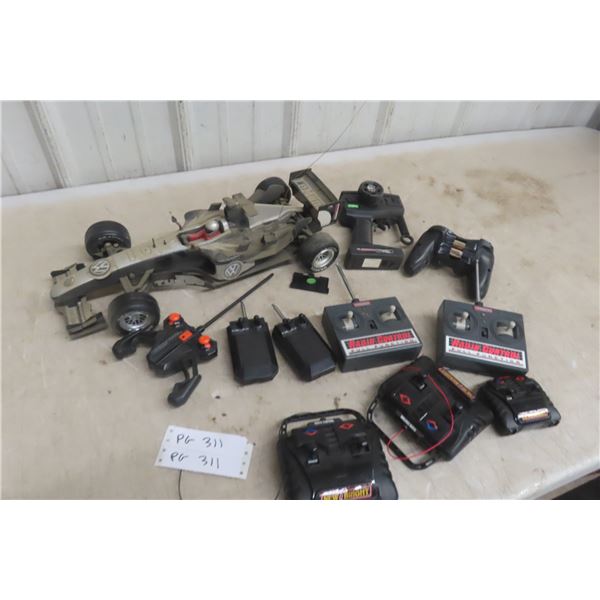 R.C. Controls and Race Cars