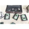 Image 7 : Globe Transistor Radio , Oster Mixer, Magnified Glass, Bottle 