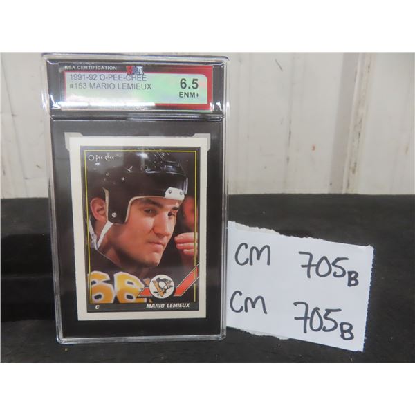 Graded Mario Lemieux Pittsburgh Penguins Card