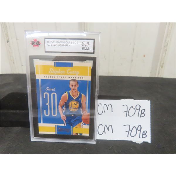 Graded Stephen Curry Golden State Warriors Basketball Card