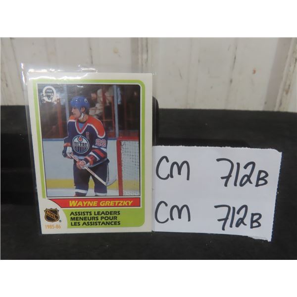 Wayne Gretzky Edmonton Oilers Card