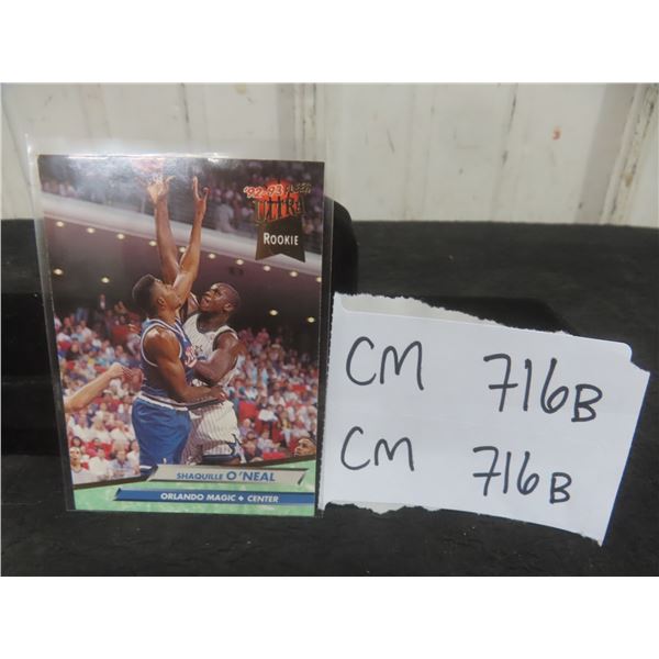 Shaquille O'Neal Rookie Basketball Card