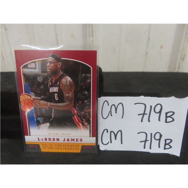 LeBron James Miami Heat Basketball Card