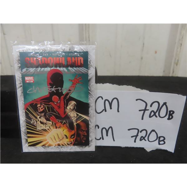 Autographed Marvel Beginnings Christmas Train Card
