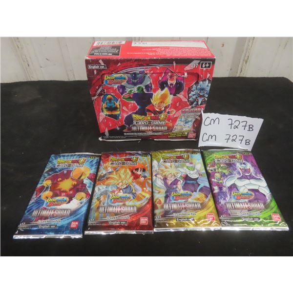 21 Unopened Dragon Ball Packs