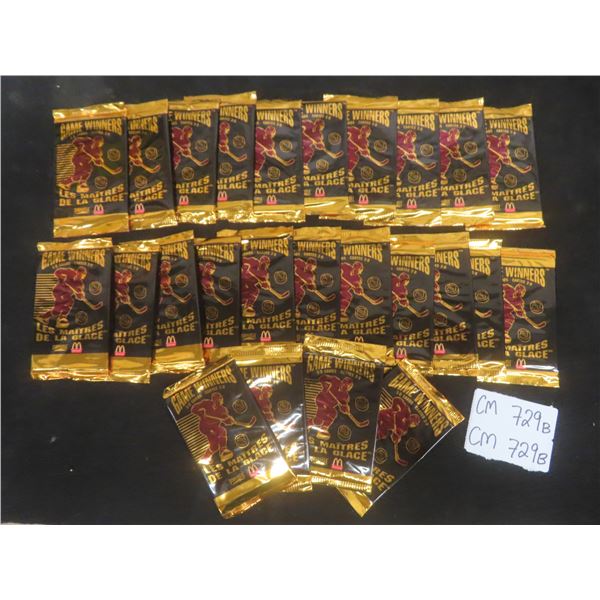 25 Unopened 1995–96 Pinnacle McDonald's Hockey Packs
