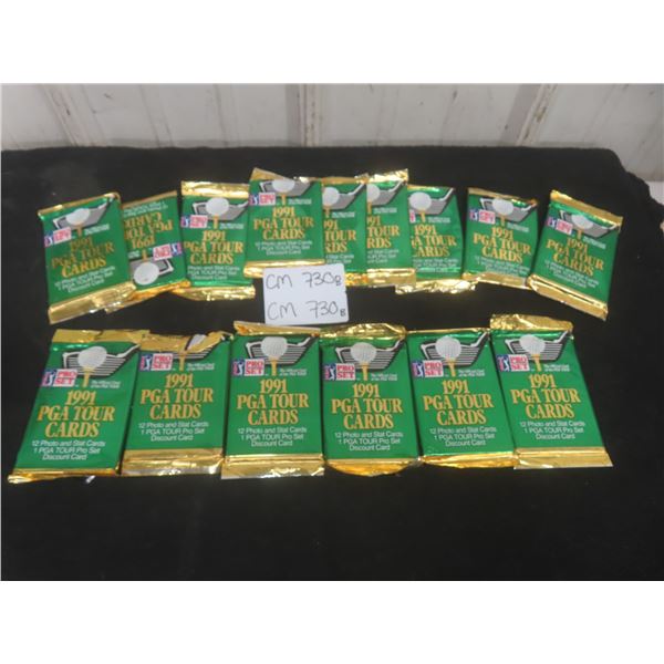 15 Unopened 1991 PGA Tour Golf Packs