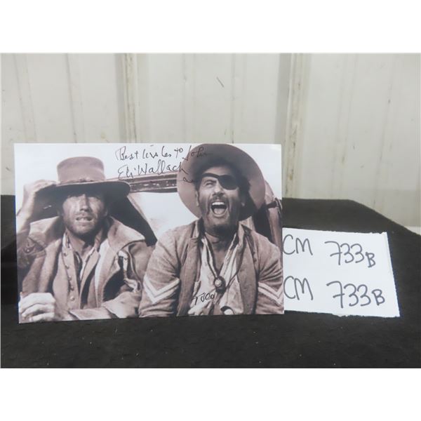 Signed Eli Wallach 4" × 6" Photo