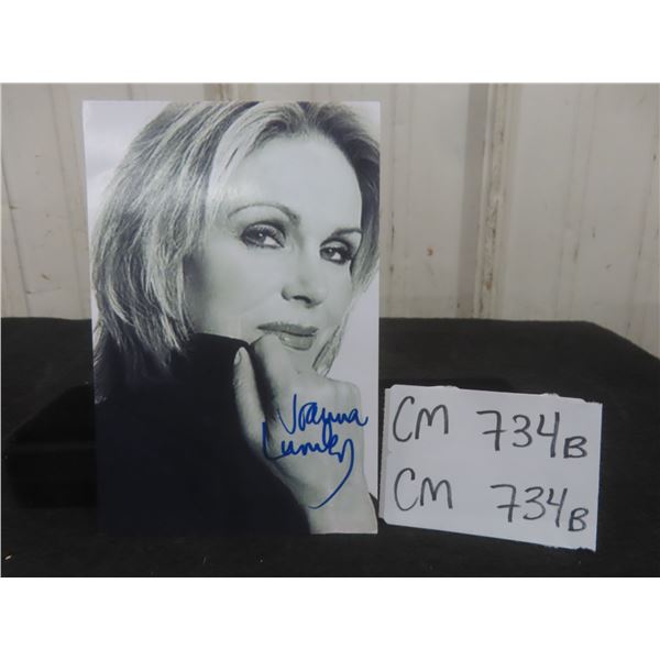 Signed Joanna Lumley 4" × 6" Photo