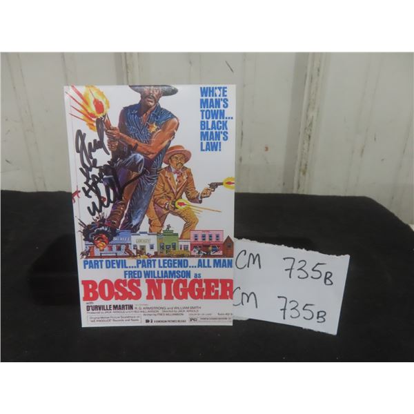 Signed Fred "The Hammer" Williamson 4" × 6" Photo
