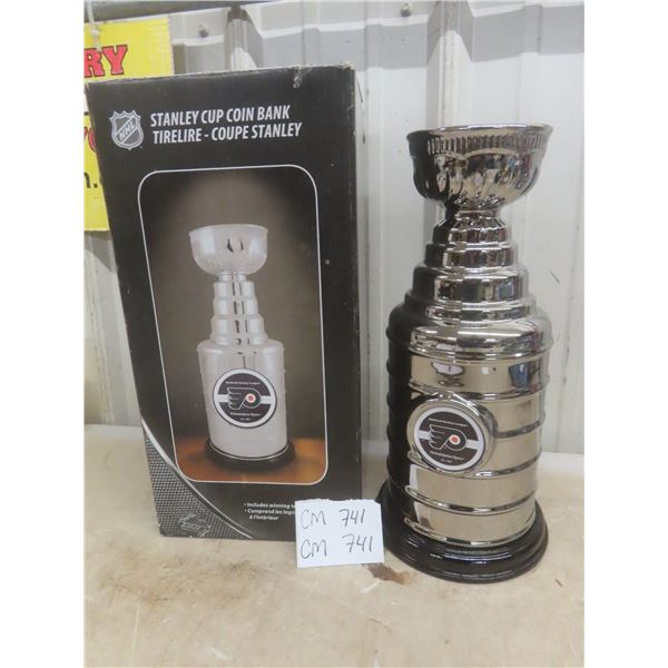 Philadelphia Flyers 14" Stanley Cup Coin Bank