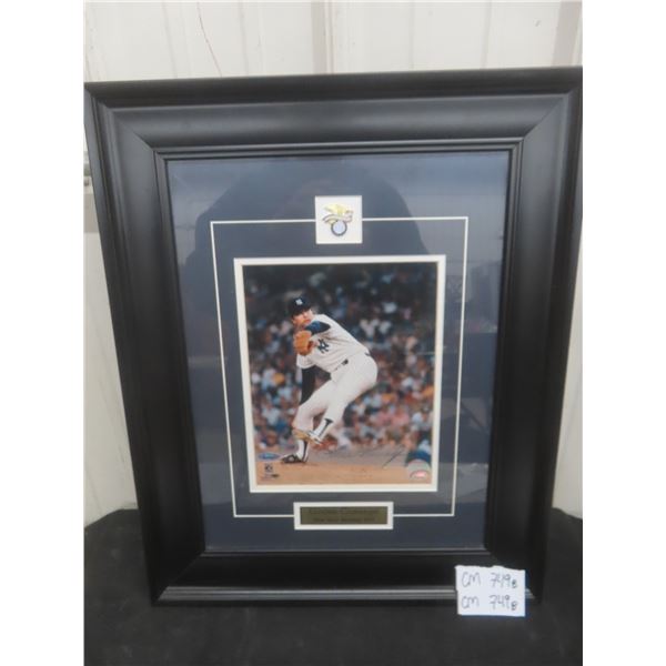 Signed Framed Goose Gossage New York Yankees Photo