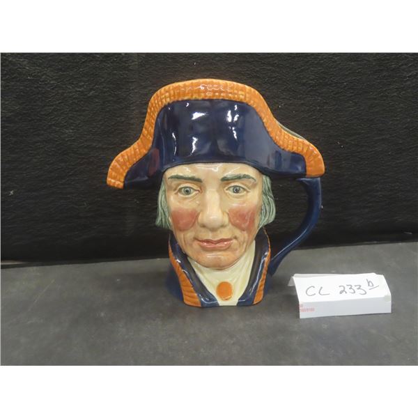 Royal Doulton "Lord Nelson" Large Toby Mug, D.6338, 1951 – Mint Condition