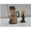 Image 4 : Royal Doulton Winston Churchill Mug, 5½" Tall; Royal Doulton "Micawber" – Both Mint Condition