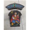 Image 2 : Help Ukraine Banner Cloth, 18" × 24", with Wooden Made in Ukraine Plaque