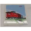 Image 4 : Vintage Boyd Special Year Glass Railcars; Headford Ceramic Railroad Tiles 6" × 6" – Qty 5; Black Gl