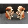Image 2 : Assorted Figurines: St. Bernard Salt and Pepper Set; Copper See/Hear/Speak No Evil Monkeys; 2 Wade