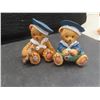 Image 6 : Assorted Figurines: St. Bernard Salt and Pepper Set; Copper See/Hear/Speak No Evil Monkeys; 2 Wade