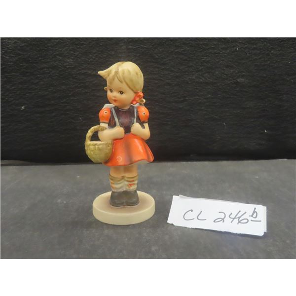 Hummel "School Girl" Figurine, 81/0, Trademark 3, Book Value $325.00, 5" Tall