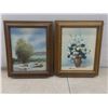 Image 10 : 7 Framed Pictures Including 2 Oils – Largest 17" × 14"