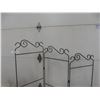 Image 2 : 3-Panel Room Partition, 53" × 63", Tapers to 54" Tall