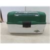 Image 10 : Flambeau Tackle Box with 200 Calcutta Bait, Casting Reel, Hooks, Lures, Weights, Bobbers, and More