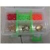 Image 3 : Flambeau Tackle Box with 200 Calcutta Bait, Casting Reel, Hooks, Lures, Weights, Bobbers, and More