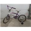 Image 1 : Flamingo Shifting Gears Pedal Bike with Training Wheels, 17"