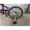 Image 2 : Flamingo Shifting Gears Pedal Bike with Training Wheels, 17"
