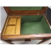 Image 10 : Antique 1930 Chard Produce British-Made Golden Oak Sewing Cabinet, 24"H × 19½"W × 13"D – Difference