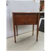 Image 1 : Antique 1930 Chard Produce British-Made Golden Oak Sewing Cabinet, 24"H × 19½"W × 13"D – Difference