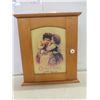Image 1 : Vintage Pine Clark's O.N.T. Spool Cotton Cabinet, 22"H × 19½"W × 7"D