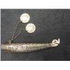 Image 6 : Greek Cretan Knife No. 3 – Stainless Steel Blade, Silver Sheath and Handle