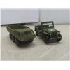 Image 3 : 5 Army Toys: 4 Stalwart Dinky, 1 Lone Star Jeep, 4 Jeep Willys, 4 Unimax Tank – No Dinky Truck 420
