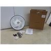 Image 1 : New Ceiling Fan with Light – Approx. 8" Diameter