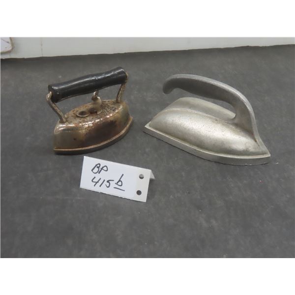 2 Salesman's Iron Samples