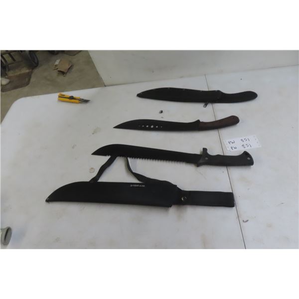 2 Machetes – 18" and 21"