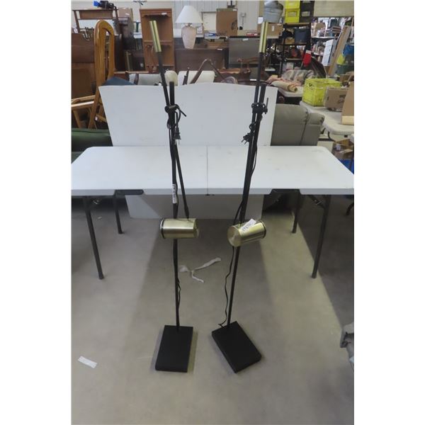 2 Modern Nesting Floor Lamps