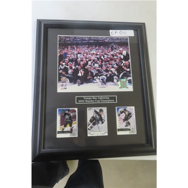 Framed Photo – Tampa Bay Lightning 2004 Stanley Cup Champions