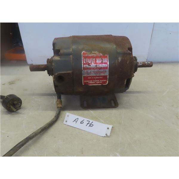 General Electric Motor, ½ HP