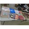 Image 1 : 5 Vintage Aprons; New Fiskars Shape Templates, Page Protectors, Card