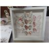 Image 2 : Shadow Box Picture of Butterflies, 12" × 12"; Vintage Japanese Cookie Jar;