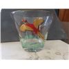 Image 7 : Hazel Atlas Red Bird "Pheasant Collection" Ice Bucket with 5 Matching 