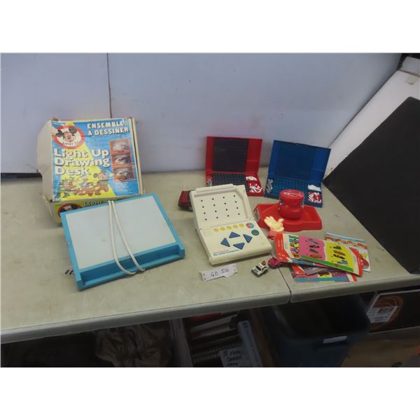 Battleship Game, Don't Spill the Beans Game, Light-Up Drawing Desk