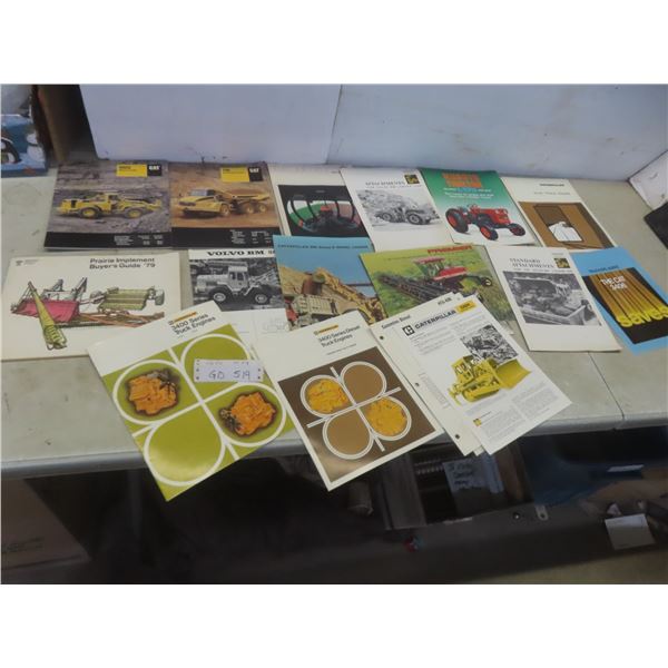 Brochures: Cat, Volvo, Kubota, and More