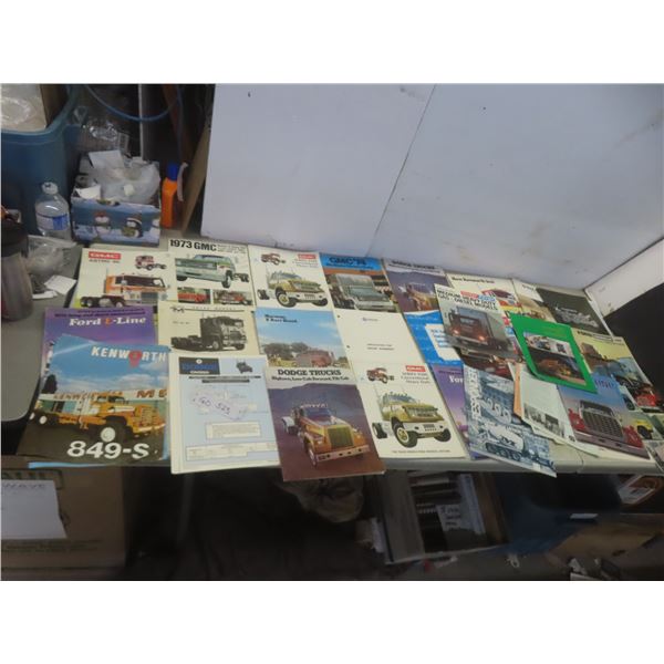 Large Truck Brochures: GMC, Dodge, Kenworth, and More