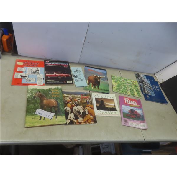 Magazines: Texas Longhorn, Prairie Sentinel, Western Canada, Tall 
