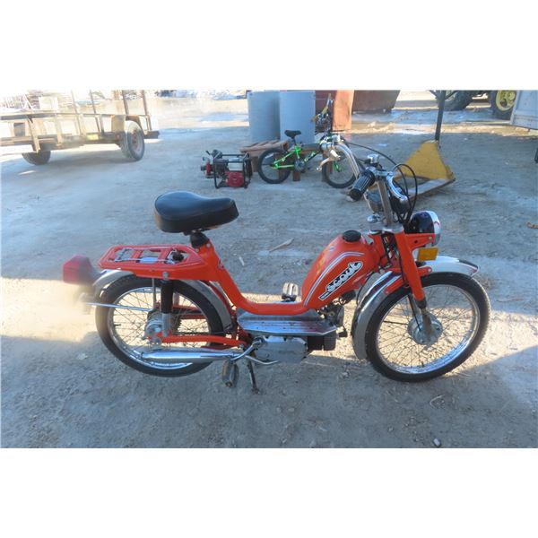 1977 Demm Scout 49cc Gas Moped ñ Showing 850 Miles, Runs and