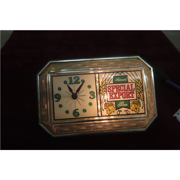 2-Piece Export Light-Up Clock, 6" ? 10" ñ Working