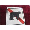 Image 2 : "Do Not Feed the Bears" Metal Sign ñ Great Graphics, 12" ? 18"